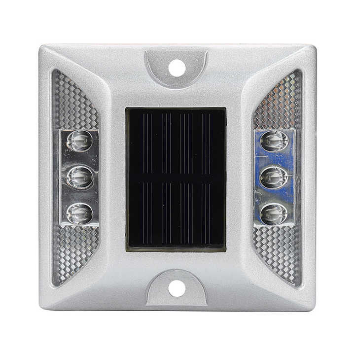 350g IP68 Solarmetall Straßenstiftungen Weiß LED Farbe Für den Straßenbau