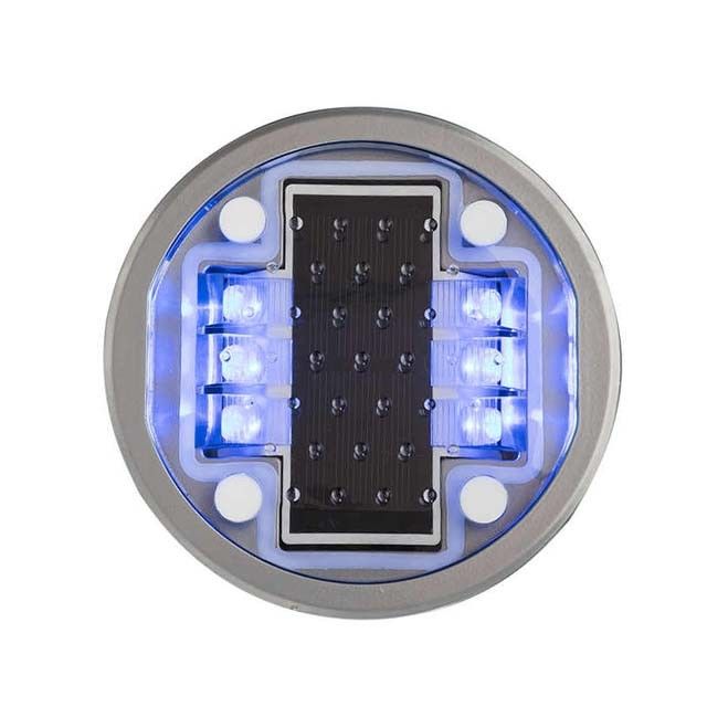 Blinkende solarbetriebene Straßenreflectoren IP68 mit 5 LED-Farben