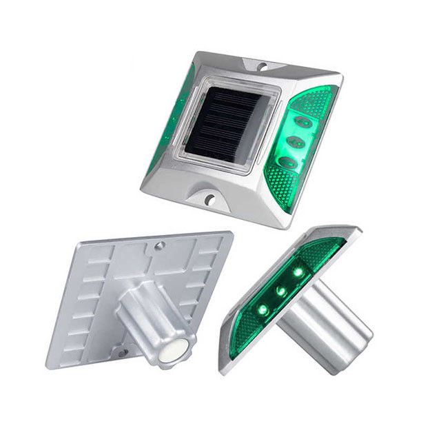 Beads Aluminium Solar LED Straßenstift Reflektoren Blitzmodus für den Verkehr Weg