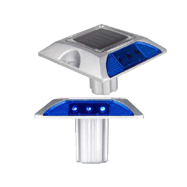 Beads Aluminium Solar LED Straßenstift Reflektoren Blitzmodus für den Verkehr Weg