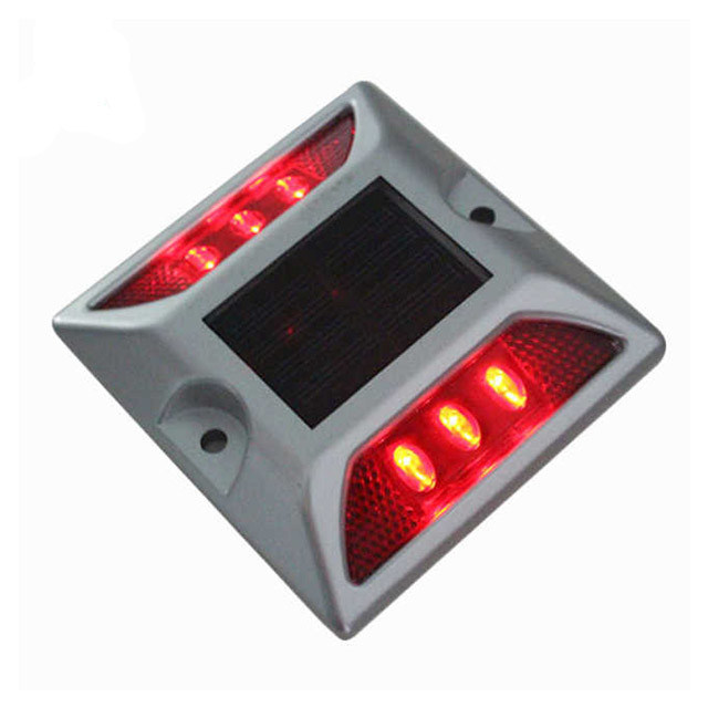 High Visibility Solarbetriebene Straßenreflectoren Bürgersteigmarker Solarstraßenstange