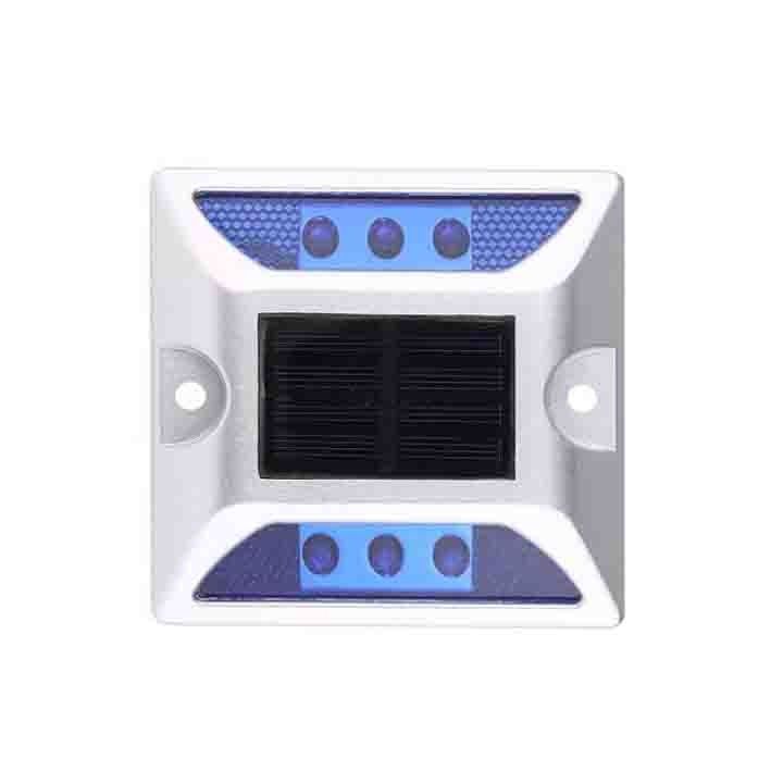 Solarbetriebene LED-Straßenreflectoren Anfahrtmarker Solar-LED-Blitz-Straßstangen