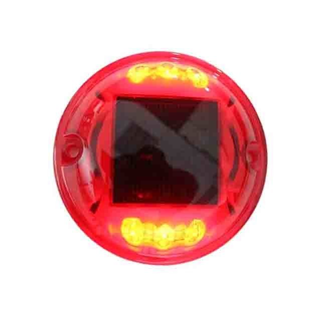 PC Plastik Warnung Blinkende LED-Reflektor Solar LED Straßenstangen Katze Augen Licht