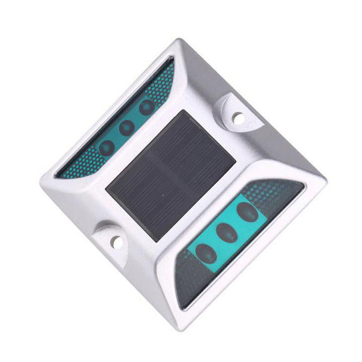 IP68 Aluminium Solar LED Straßenstift Grüne Farbe Autobahn Katzen-Augen-Reflectoren