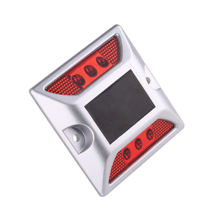 Straßenleuchte 6pcs Hochhelligkeit Solar LED Straßenleuchte Straßenmarker