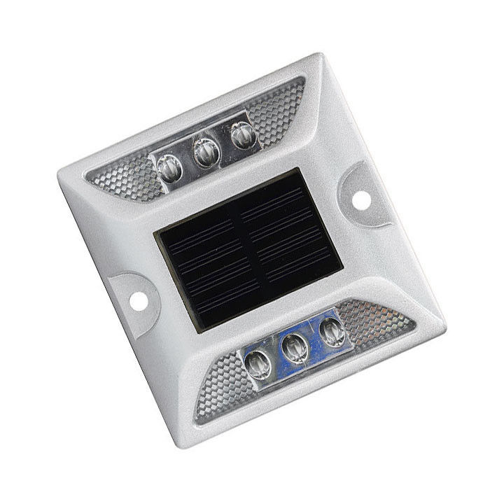 Straßenleuchte 6pcs Hochhelligkeit Solar LED Straßenleuchte Straßenmarker