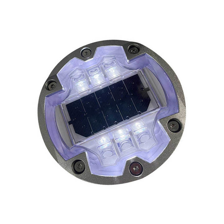 Solar Cat Eye Studs Aluminium Straßenreflector IP68 LED-Straßenbahnmarkerlicht