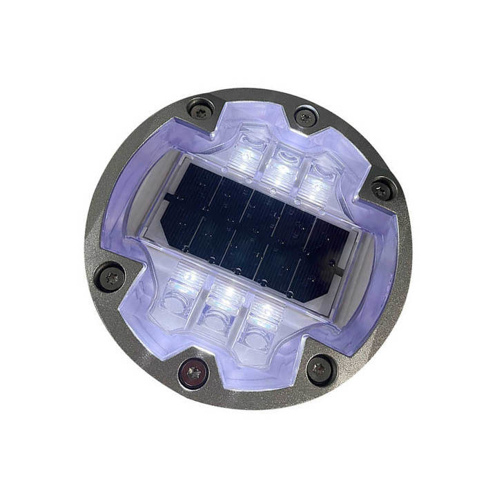 Solarbetriebene LED-Straßenstiftungen Aluminium eingebettete Katzen-Augen-Reflektor für die Autobahn
