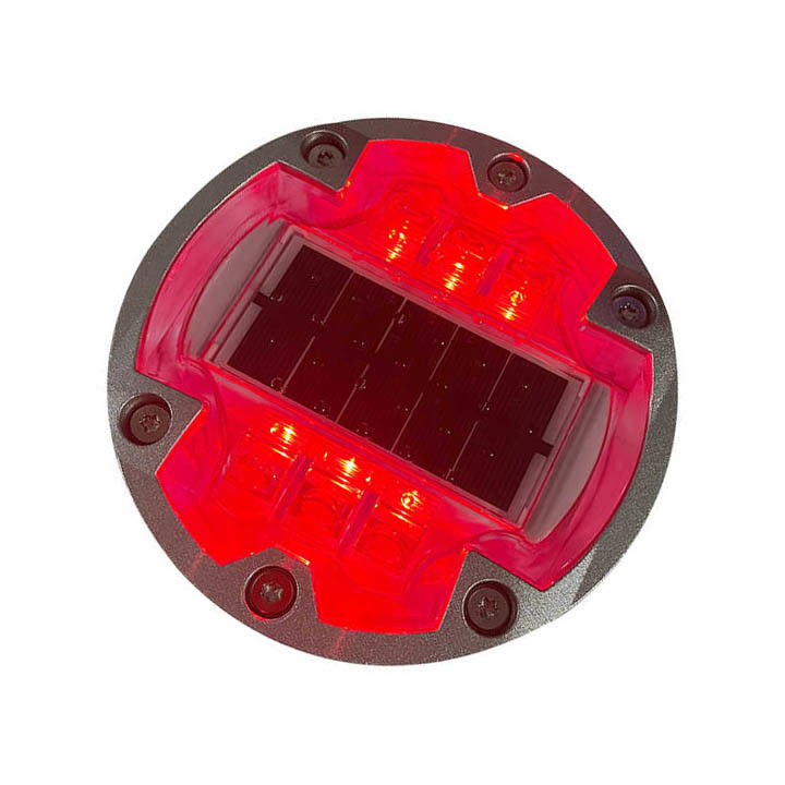 Solarbetriebene LED-Straßenstiftungen Aluminium eingebettete Katzen-Augen-Reflektor für die Autobahn